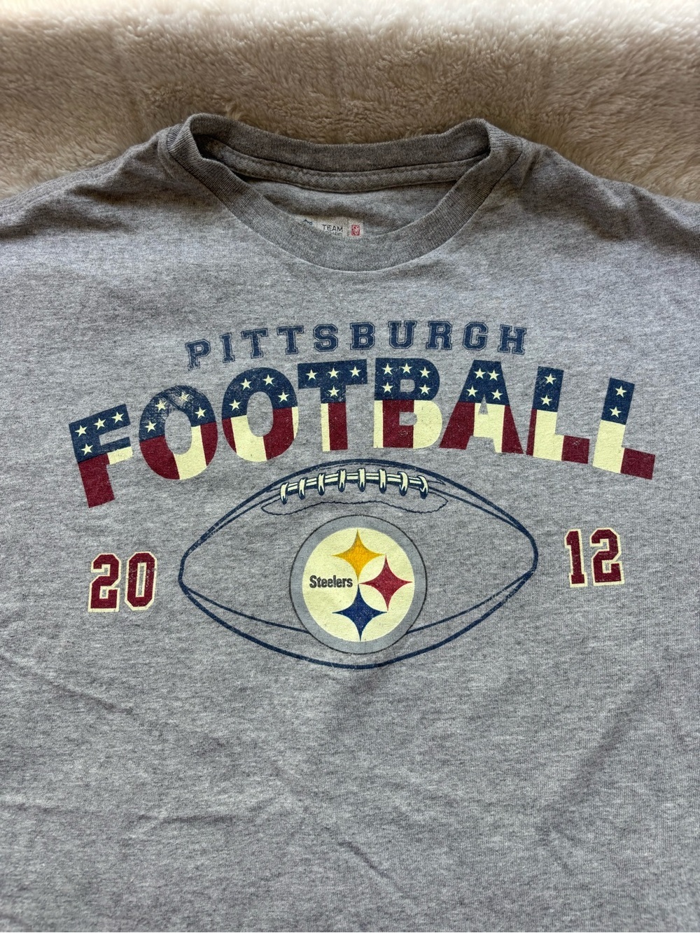 Vintage NFL Pittsburgh Steelers Troy Polamalu 43 Graphic Tee Size M - Picture 2 of 6
